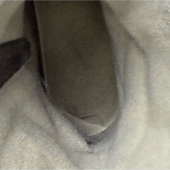 TECNICA Skandia Goat Fur Tall Apres Ski Boots Italy Women Size 9 US Black Winter - Picture 7 of 8